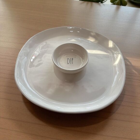 Rae Dunn Appetizer and Dip Platter - Picture 1 of 3